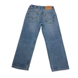 Levi 514 Boys Straight Denim Jeans Size 6 Reg